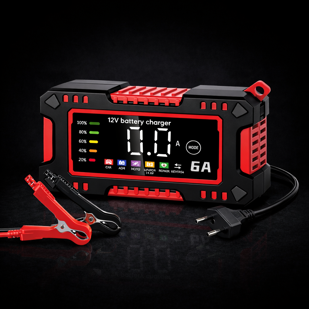 Nabíjačka autobatérie 12V 6A E-MaX